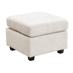103 Sectional Sofa Couch Sofa Bed U-shaped Sofa with Two Movable Ottoman and Three USB Ports