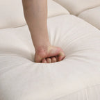 103 Sectional Sofa Couch Sofa Bed U-shaped Sofa with Two Movable Ottoman and Three USB Ports