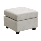103 Sectional Sofa Couch Sofa Bed U-shaped Sofa with Two Movable Ottoman and Three USB Ports