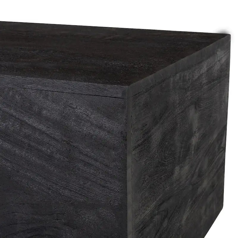 Modern Wood Coffee Table - Black