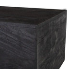 Modern Wood Coffee Table - Black