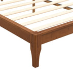 Solid bamboo and wood platform bed frame