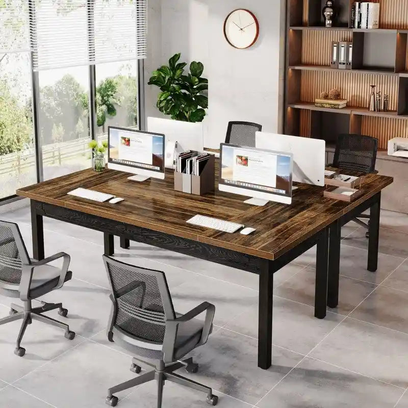 62.9 Inches Computer Desk, Large Executive Office Desk for Home Office