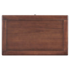 Mid-Century Modern Nightstand, Wooden Lockers with Metal Handle 3 Drawers, Entry Side Table with Solid Wood Legs