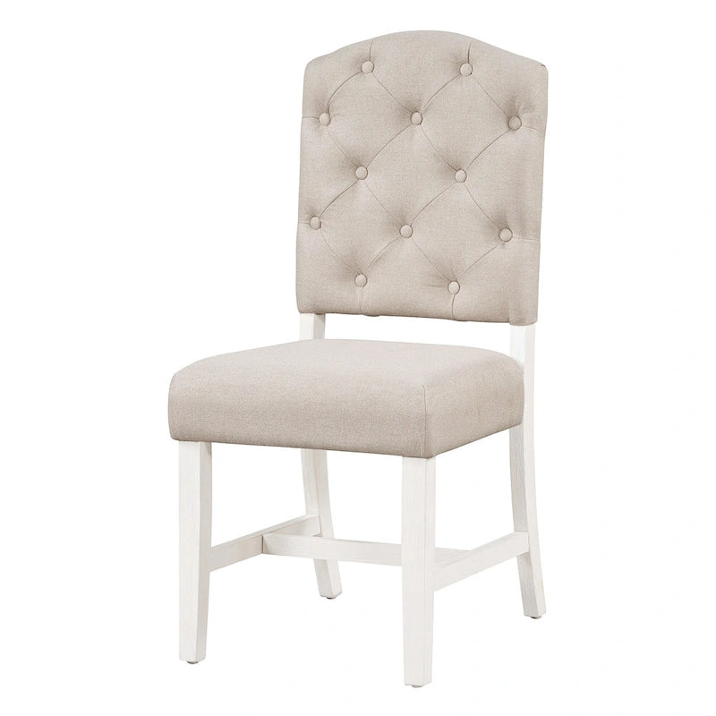 Retro 5-Piece Wooden Dining Table Set with Extendable Round Table & 4 Chairs