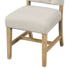 Retro 5-Piece Wooden Dining Table Set with Extendable Round Table & 4 Chairs