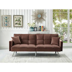 Velvet Sleeper Sofa Bed - 7 Colors - Convertible Couch for Living Room