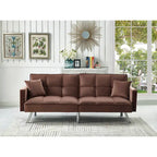 Velvet Sleeper Sofa Bed - 7 Colors - Convertible Couch for Living Room