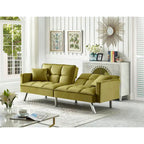 Velvet Sleeper Sofa Bed - 7 Colors - Convertible Couch for Living Room