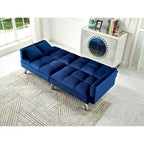 Velvet Sleeper Sofa Bed - 7 Colors - Convertible Couch for Living Room