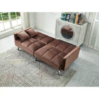 Velvet Sleeper Sofa Bed - 7 Colors - Convertible Couch for Living Room