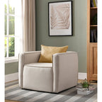 Dack Contemporary Fabric Upholstered Accent Chair by Furniture of America