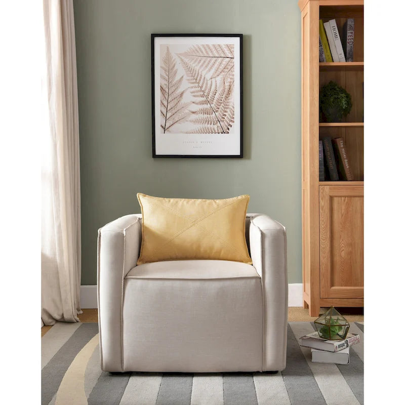 Modern upholstered lounge chair