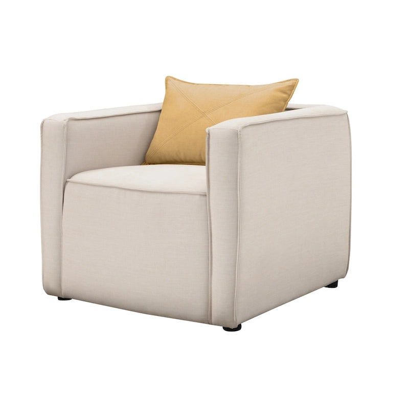 Modern upholstered lounge chair