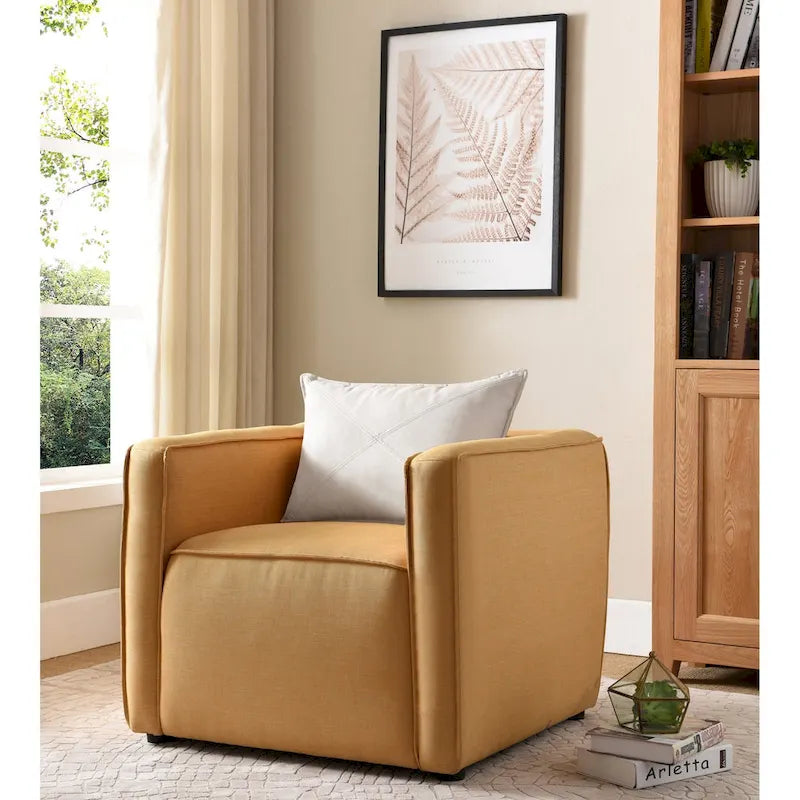 Modern upholstered lounge chair