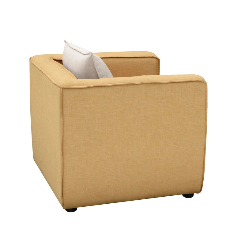 Modern upholstered lounge chair