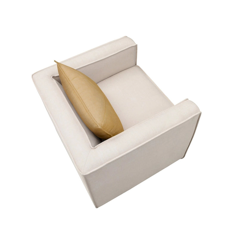 Modern upholstered lounge chair