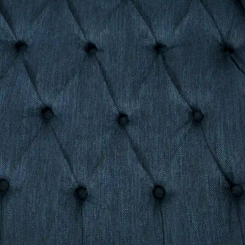 Rubberwood lounge chair, decorated with rivets