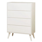 Medieval-style modern four-drawer solid wood cabinet