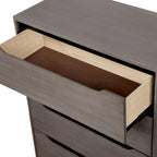 Medieval-style modern four-drawer solid wood cabinet