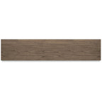 Brown 85" TV Stand with Glass Doors