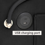 Velvet Convertible Single Sofa Chair Bed With Adjustable Backrest And Storage Pocket