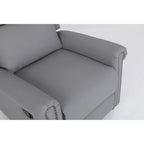 Velvet Convertible Single Sofa Chair Bed With Adjustable Backrest And Storage Pocket