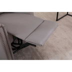 Velvet Convertible Single Sofa Chair Bed With Adjustable Backrest And Storage Pocket