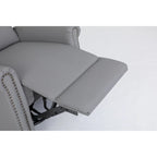 Velvet Convertible Single Sofa Chair Bed With Adjustable Backrest And Storage Pocket