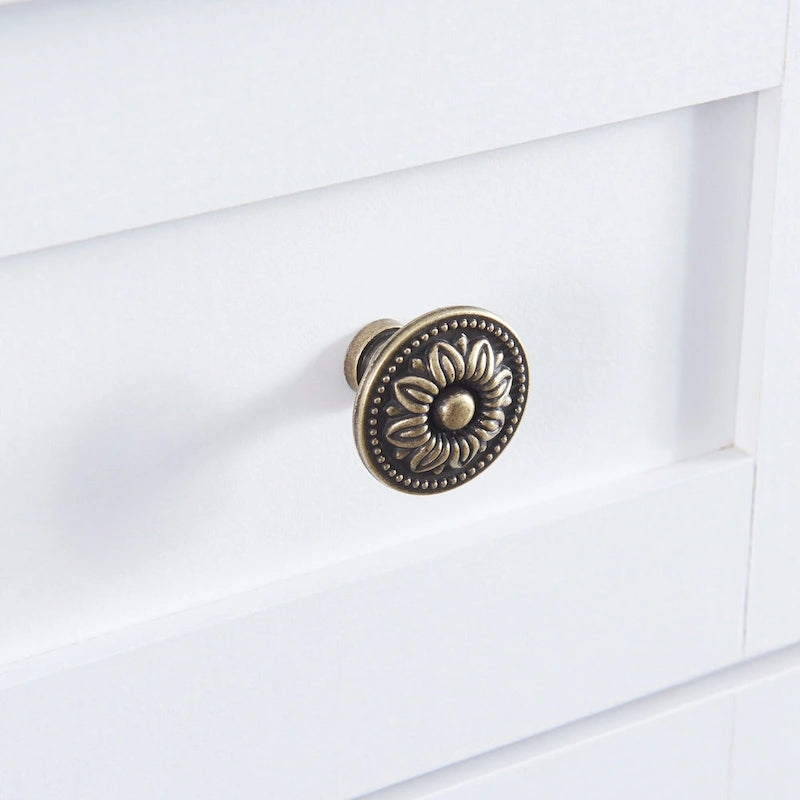 Storage Buffet Cabinet with 2 Drawers - N/A