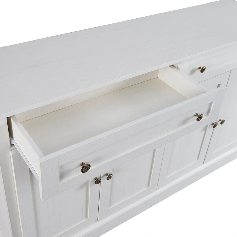 Storage Buffet Cabinet with 2 Drawers - N/A