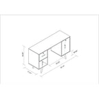 Single-drawer wooden medieval desk