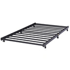 Classic Open Frame Metal Daybed with Trundle,Twin Size