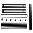 Classic Open Frame Metal Daybed with Trundle,Twin Size