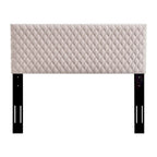 Tufted Diamond Lattice Velvet Headboard - Full/Queen - 8 Colors