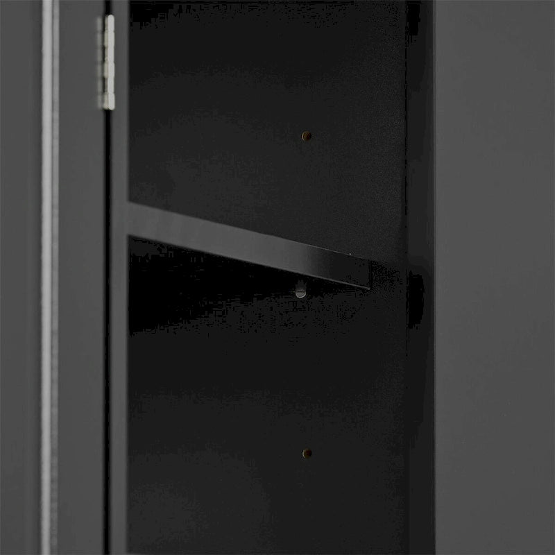 Sleek and Modern Shoe Cabinet with Adjustable Shelves