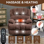 Chenille Large Electric Power Lift Massage & Heat, USB Port,Pockets