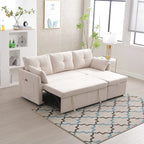 L-Shaped Modular Sectional Sofa with Reversible Chaise and Storage