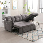 L-Shaped Modular Sectional Sofa with Reversible Chaise and Storage