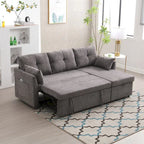 L-Shaped Modular Sectional Sofa with Reversible Chaise and Storage