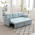 L-Shaped Modular Sectional Sofa with Reversible Chaise and Storage