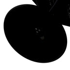 31.50 Modern Hexagonal Coffee Table with Printed Marble Top and Metal Base for Dining Room, Kitchen and Living Room