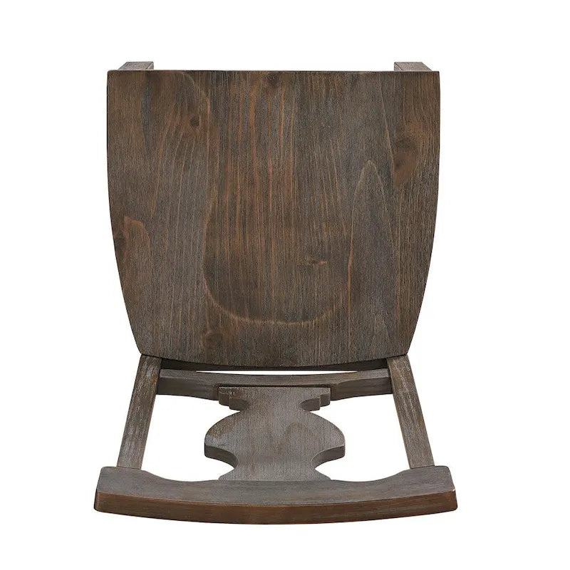 Wooden dining chairs (set of two)