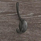 Hall Tree with Entryway Bench - Brown Weathered Wood - Multi-Person