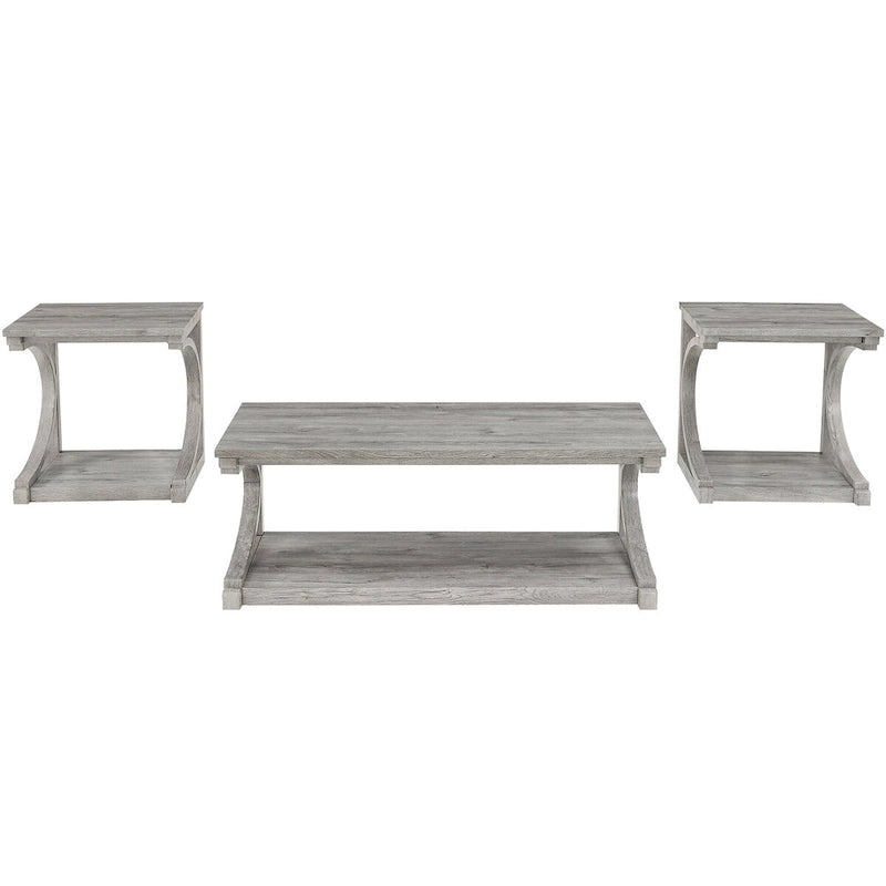 Unique Coffee Table, Solid Wood 23.8 Inch Modern Coffee Table Center Table With Storage, Solid Wood Special Shape Coffee Table