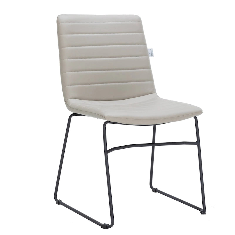 Leather Polyester Office Chair with Stainless Steel Base Series