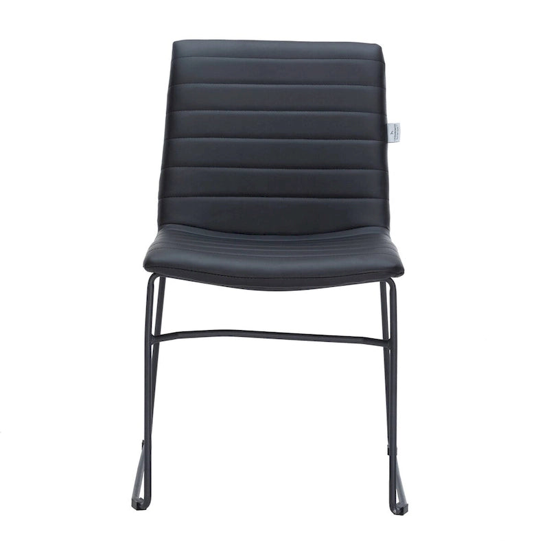 Leather Polyester Office Chair with Stainless Steel Base Series