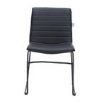 Leather Polyester Office Chair with Stainless Steel Base Series
