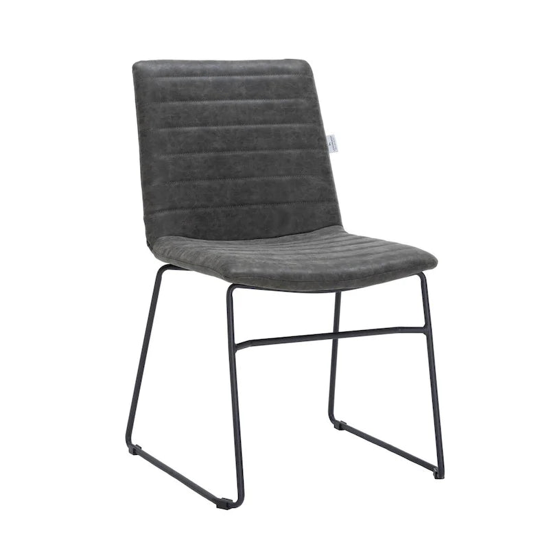 Leather Polyester Office Chair with Stainless Steel Base Series