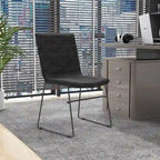 Leather Polyester Office Chair with Stainless Steel Base Series